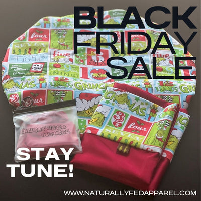 Black Friday Extravaganza: Stay Tuned for Exclusive Deals on Hair Accessories by Naturallyfed Apparel