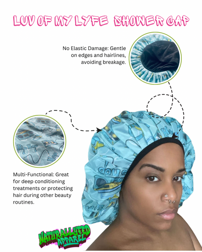 Luv Of My Lyfe shower cap